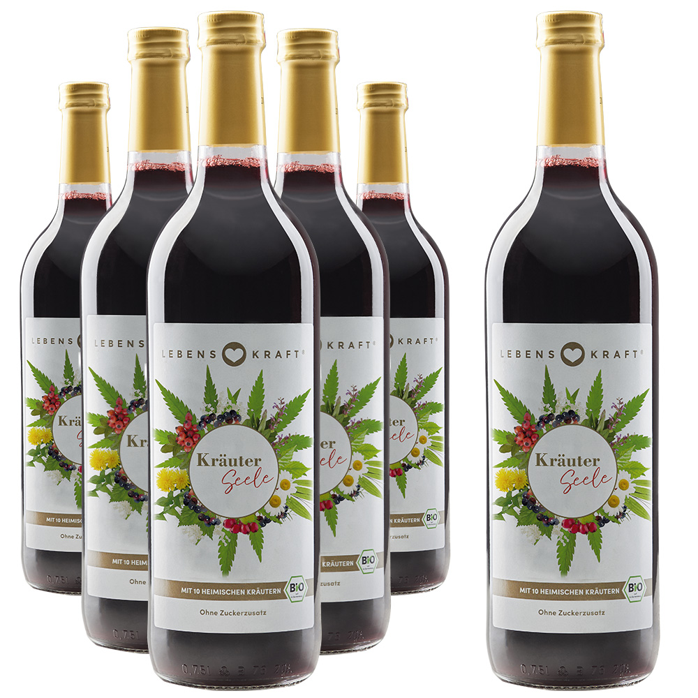KräuterSeele 5 + 1 Flasche gratis! Lieferung frei Haus